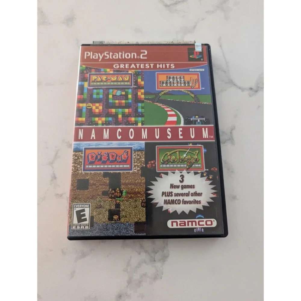 Namco Museum  Greatest Hits Sony PlayStation 2 PS2 2001 CIB Complete